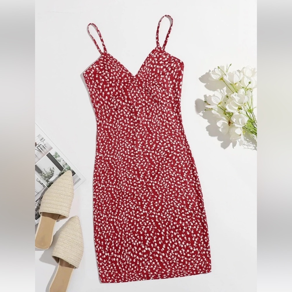 Ditsy Floral Adjustable Slip Dress